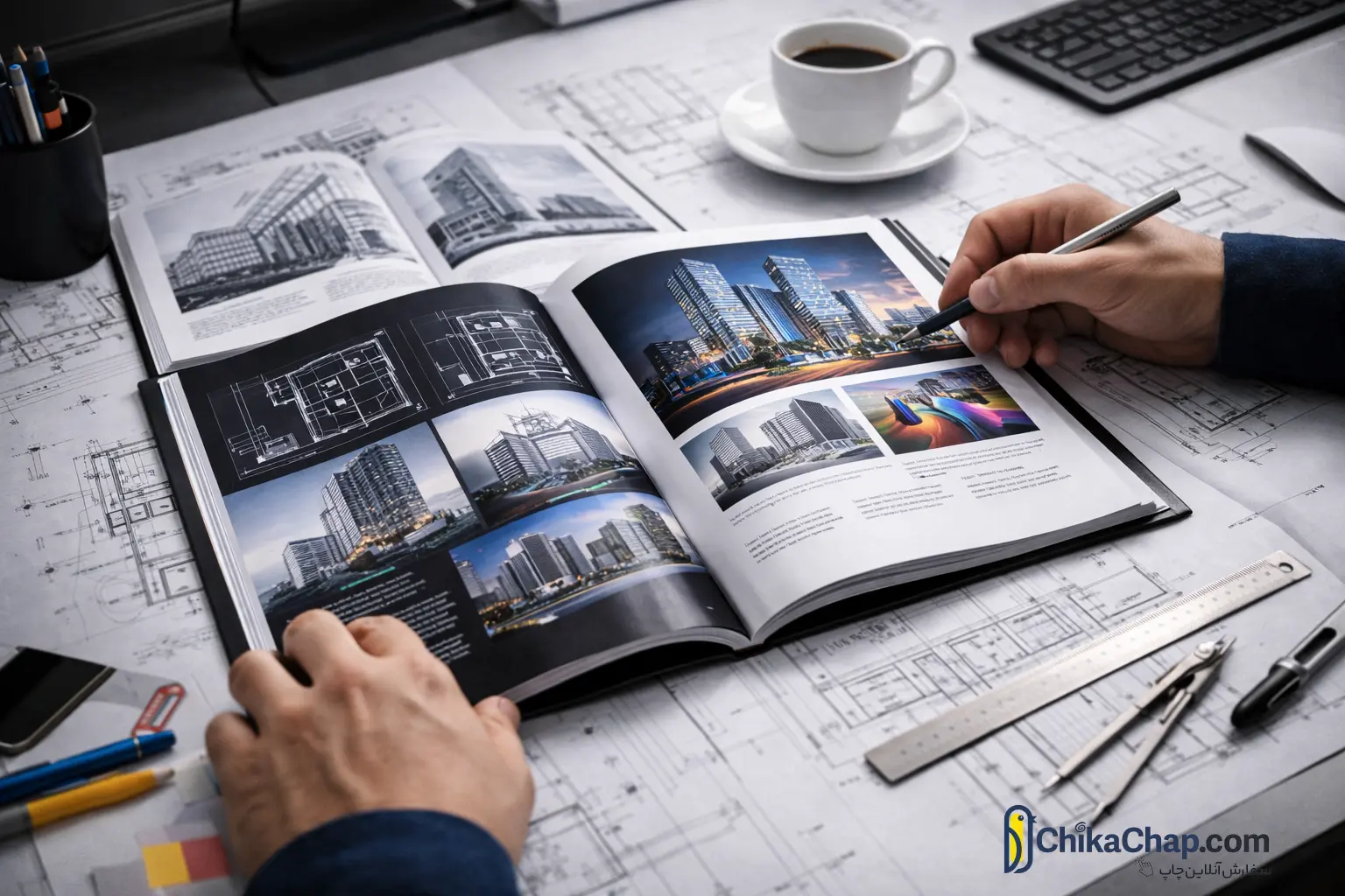 چاپ دیجیتال مجله با کیفیت عالی + چاپ فوری و تیراژ پایین | چیکاچاپ